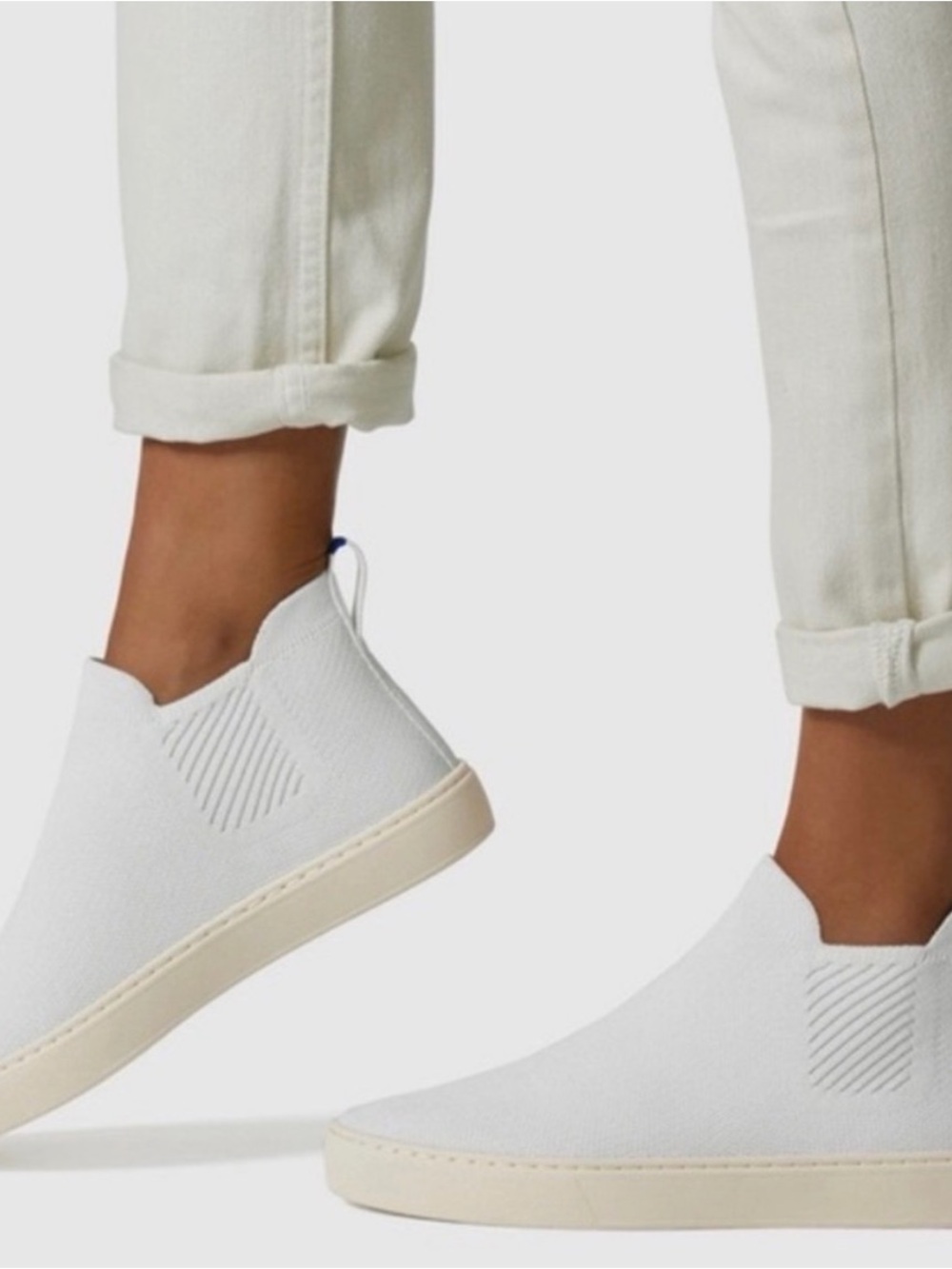 Rothy's White Chelsea Boot (DISCONTINUED) size 8